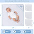 6 Set, 28 28 inch Viviland Pcs Hooded Baby Towels and Washcloths Super Gentle Bath Towels for Newborn Face & Body