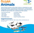 Learning Resources Ocean Animals - 50 Pieces Toddler Learning Toys for Ages 3+ - Perfect for Math Counters