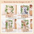 Closet Wooden Baby Shower Crate - Forest Animals Themed Personalized Crate with Hangers & Decorative Accents, Easy