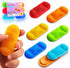 LESONG Fidget Sensory Toys for Kids: Layered Bristle Textured Toys with Suction