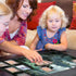 Playmat with Zones for MTG Card Game, 24"x14" Tabletop Magic Play Mats for Beginner, Dinosaur T-Rex in Jungle
