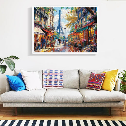 1000 1000 28 20 Pieces Puzzle for Adults - Charming Paris Puzzle for Adults Children - Recycled Paper Jigsaw Puzzle