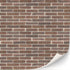 3 Sheets Self-Adhesive Wall Cladding for Dollhouse, 1:12 Scale Brown Bricks
