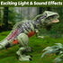 3-8, Covsen Giganotosaurus Dinosaur Toys for Kids Ages Action Figure with Roaring Sound, Lights & Attack Motion