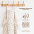 2-Pack 100% Konssy Muslin Nursing Cover Up for Breastfeeding Moms with Rigid Hoop, Cotton, Lightweight & Breathable