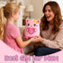 10-Inch Best Mom Ever Gifts, Pink Cat Stuffed Animal Mom Birthday Gift from Daughter Son, Unique Present Ideas
