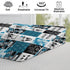 Love Cows Changing Pad Cover, Hippie Funny Cows Boho Floral for Boys Girls, 32''x16'', Soft Breathable