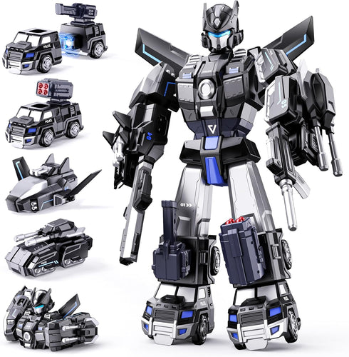 MEWOCHEE 5-in-1 Transform Toys for Boys 4-6, Ideals Gifts for 3 4 5