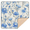 EtherSpher Retro Blue White Roses Thistles and Thorns Cute Foldable Baby Girl Play