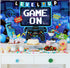 Blulu Video Game Party Decoration, Video Gaming Photo Backdrop Banner for Gamer Room Decor (70.9 x 43.3 Inch)
