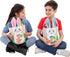 2 Set Boys(16"X7.5") JOYIN PCS Easter Bunny Burlap Basket Easter Eggs Hunt Basket Canvas Gift Tote Bag Buckets