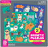 Mudpuppy Cats & Dogs - Tri Fold Magnetic Puzzles with Two 20 Piece Cat and Dog Artwork