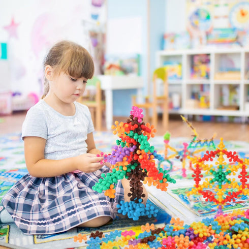 300 Sets 3+, TOMYOU Pcs Building Blocks Kids STEM Toys Educational Interlocking Plastic for Preschool Boys and Girls