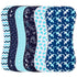 Baby Burp Cloths with Snap, Large Size 3 Layers, 100% Cotton, Super Absorbent Baby Spit Up Rags, 6 Pack for Boys
