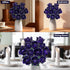 XGSHJ Set 12 Pack Purple Rose Bouquet Building for Girls & Boys - Botanical Collection Gift for Easter Basket
