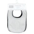 Hudson Baby Unisex Baby Rayon from Bamboo Bib - 10pk with Waterproof Lining, Gray White, One Size