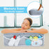 Set Elbow Bahoki Essentials Bath Kneeler - Bathtub Kneeling and Rest Pad - Thick Memory Foam Arm and Knee Support While