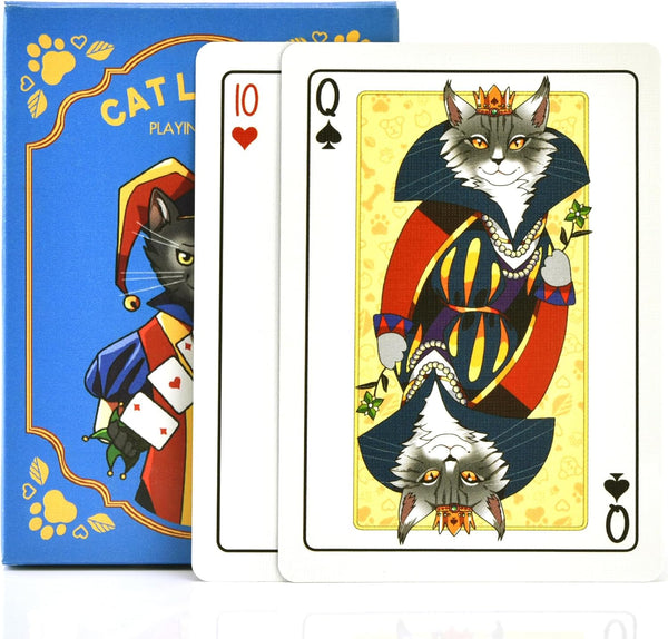 Cat Playing Cards Themed Deck for Adults - Collectible Card Games for