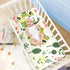 WDdZzyy 28" 52" Flower Wild Beige Frog Cooling Baby Mattress pad Protector x Breathable Crib Bumper Pads for Kids