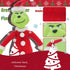 TXDRRA Christmas Santa Plush Toys, Green Monster Plush Doll for Boys and Girls Christmas Decorations