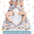 3 Pack 100% 2-Way 0.3. 0-6 BSTOPPT Baby Sleep Sack Rayon Cotton Baby Sleeping Bag Zipper Toddler Wearable Blankets TOG
