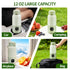 varrisin 12.8 oz 100w Portable Milk Warmer for Travel, Baby Bottle Warmer with Fast Heating, Formula Container to Go