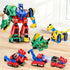Eohemeral 6-in-1 Dinosaur Transforming Robot Toys Set,STEM Toy Combine Dinosaur Transform into