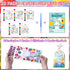 Rotu 30 Packs(274Pcs) Easter Basket Stuffers Essentials Mess Free Watercolor Coloring Books with Easter Cards for Kids