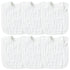 Zainpe 6Pcs Snap Muslin Cotton Baby Bibs - White Adjustable Feeding Bibs for 3 to 36 Months