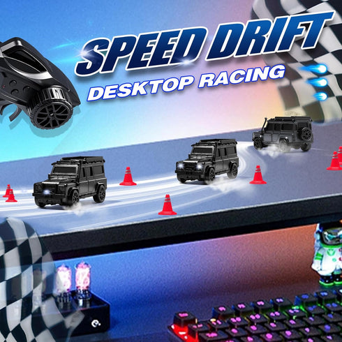1/64 2.4Ghz Scale Desktop Drift RC Car,Mini RC Sports Car with Gyro Mini Drift Racing Remote Contrl Cars Model Toys