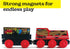 1 Set Sets Series - Wooden Train with Cargo - Compatible with All Wooden Train - (T.N. Theresa)