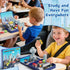 Gamcrown Set,Child-Safe 3-8 (49 City Traffic Magnetic Blocks STEM Toys with Fully Encased Magnets Non-Toxic