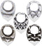 Giftty Baby Bandana Bibs with Teething Corner, BPA-Free Silicone Teether and Adjustable Snap for Baby Boys, (Black