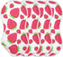WELLDAY Set 1, 22 11 Inch Muslin Baby Burp Cloths of Soft Absorbent Cute Strawberry Muslin Washcloths, Bibs, Face Towel