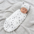 Set 0-3 3-Pack Baby Swaddle Sleep Sack with Hat for months Soft Cotton Newborn Wearable Swaddle Wrap for Girls Boys