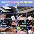VVSBPL 2 Pack 3-10 Scratch Art Crafts Kit for Kids Rainbow Scratch Paper Notebooks with Wooden Styluses and Drawing