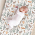 KuphiL10C Girls-16x32 Western Cactus Horse Cow Skull Native Sun Moon Stars American Pattern Baby Changing Pad Cover