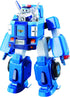 Super Wings 7" Paul's Police Cruiser with 2" Transform-a-Bot Paul Mini Figure, Fun Preschool Toy Plane