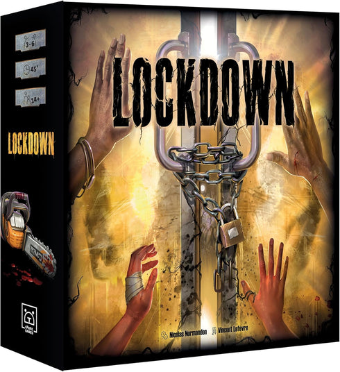 Lockdown Board Game - Survive the Horrific Monster Onslaught, Semi-Cooperative Survival Strategy Game for Ages 14+
