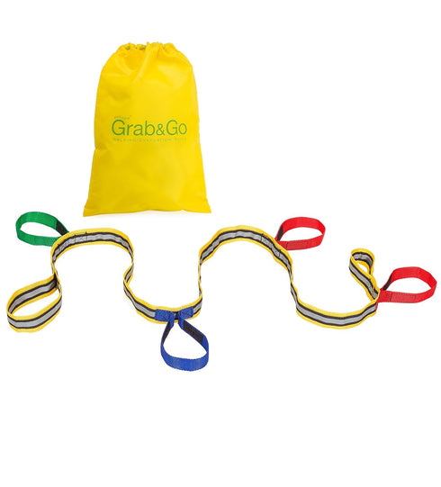 Children's Walking Rope (4 Child), Premium Quality, Teacher Designed, Extra Safety Feature on Handles