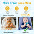 Set Teetherpop Fillable Freezable Teethers for Babies - Breastmilk Teether with Spill-Proof Sippy Slits Teething