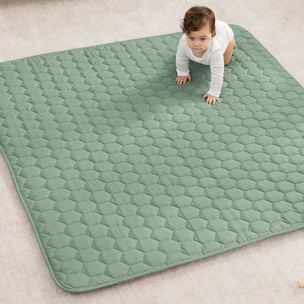 Comfy Cubs Square Kids Play Mat - 56 x 56 inches Soft