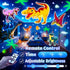 15 One Fire Dinosaur Night Light Projector, with Films & Bluetooth Music and Remote-Controlled Dino Night Light