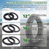 16" Back and 12.5" (2+1) Front Wheel Replacement Inner Tubes and Tires for BoB Stroller Tire Revolution SE/Pro