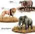 12PCS Set, Playset Realistic Safari Animals Figures Learning Toys Large African Animal Toys, Wild Zoo Animal Toys