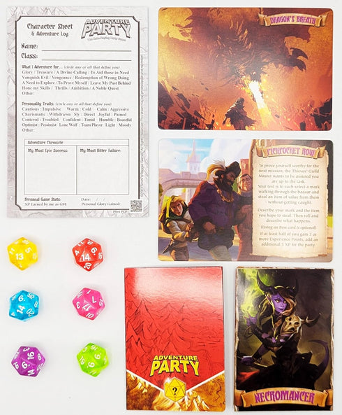 Adventure Party: The Role Playing Party Board Game by Smirk & Dagger, for 3 to 8 Players, Ages 14+
