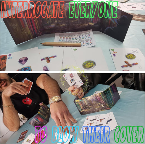 AGENT WHO? Social Mini Party Game Based on Deduction and Strategy | 2-5 Players | Perfect for Family Game Nights