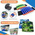 Nerf Party Supplies Accessories, 12 Sets Bulk Pack for Kids Birthday, Darts, Glasses, Masks, Wristbands