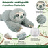 22" 4.5 lbs Kids,2-in-1 & Large Laying Sloth Plush, Weighted Stuffed Animals for Adults and Sloth Plushies