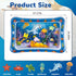 Piszvbej Tummy Tummy Time Water Mat for Babies, Inflatable Time Water Play Mat, with Bright and Colorful Patterns